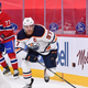 Connor McDavid of the Edmonton Oilers skates against the Montreal Canadiens during the third period at the Bell Centre on May 12, 2021 in Montreal, Canada. The Edmonton Oilers defeated the Montreal Canadiens 4-3 in overtime.